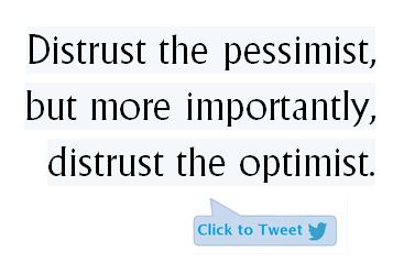 distrust the pessimist